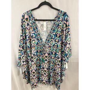 NWT LA Blanca Resortwear Patterned size 3X